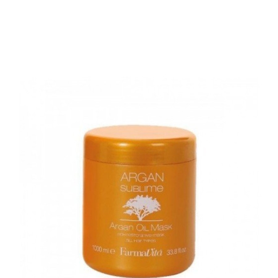 Farmavita Argan Οil Mask - Μάσκα Πολυτελή Για Θρέψη 1000ML