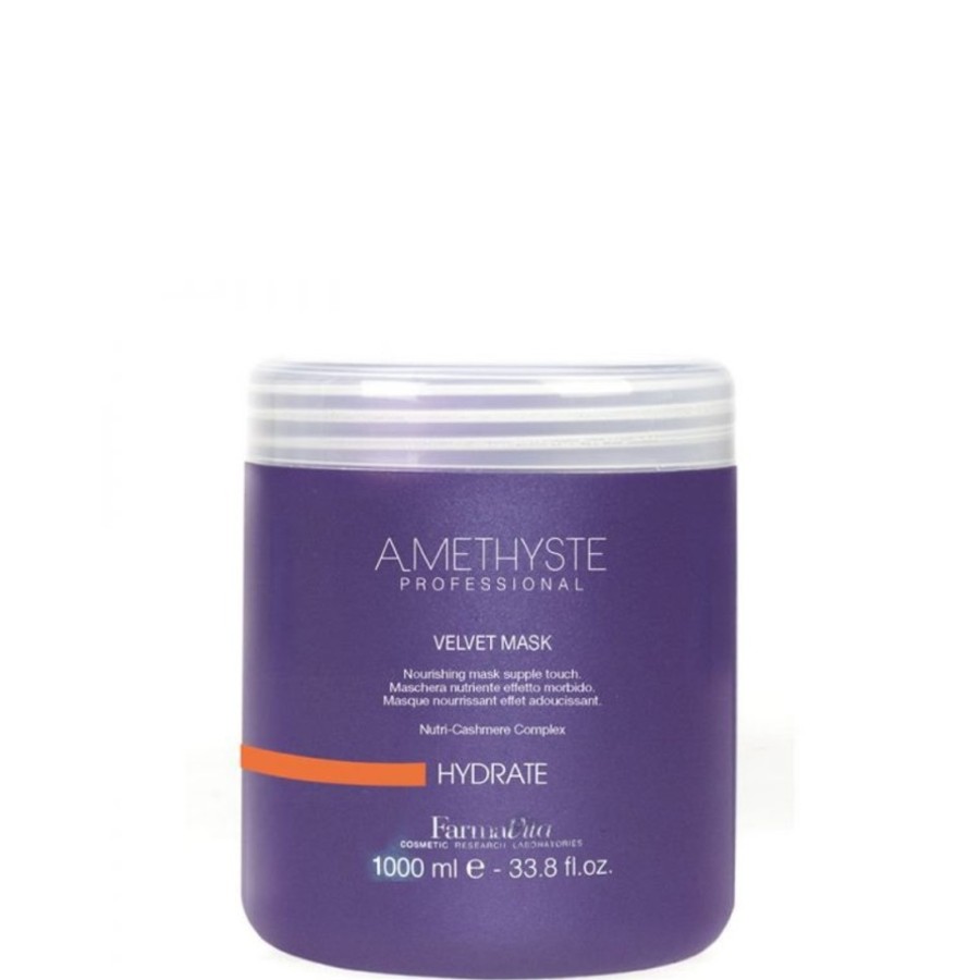 Farmavita Amethyste Hydrate Velvet Mask – Μάσκα για ξηρά και ευαίσθητα μαλλιά 1kg