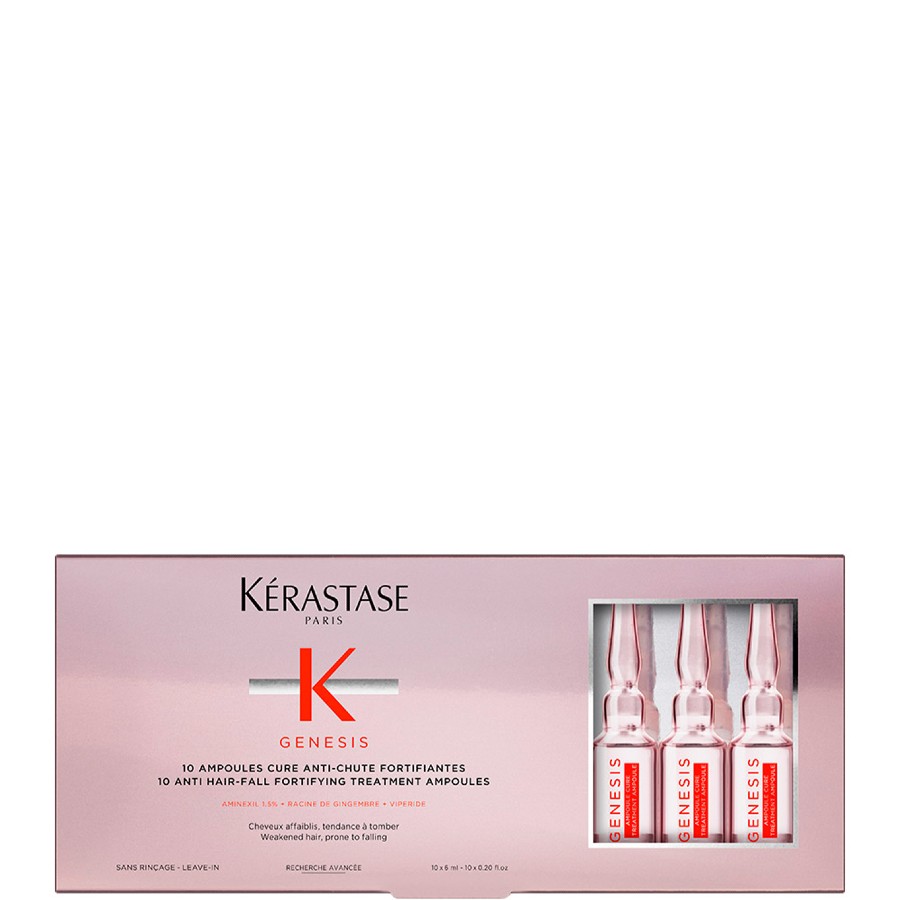 Kérastase Genesis Ampoules Cure Fortifiant Anti Chute - Θεραπεία με Aμπούλες για Περιόδους Εντονης Τριχόπτωσης 10X6ML