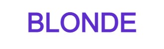 BLONDE