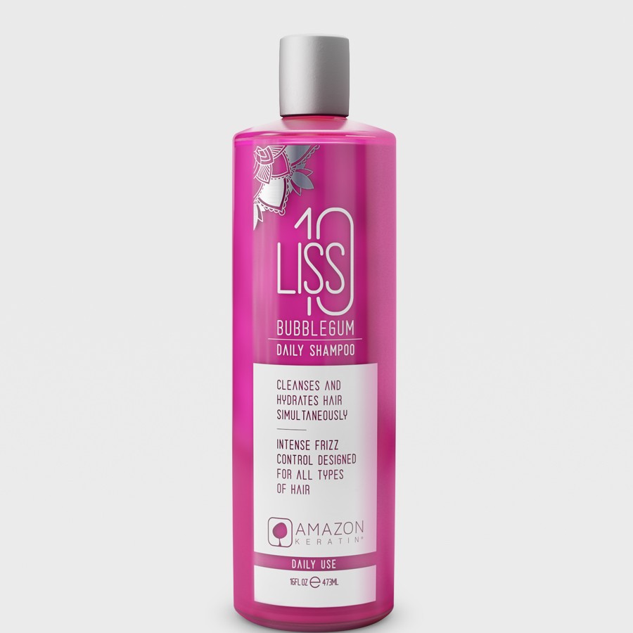 Amazon Keratin Liss10 Bubblegum Daily Shampoo 473ml